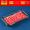 Caja de Empaque Desechable para Rebanadas de Carne Supermercado Para Llevar Transparente con Cierre Hermético Caja de Empaque para Rollos de Res y Cordero Venta al por Mayor