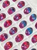 Brillo Super Brillante Multifacético 10x14mm Huevo de Paloma Nido de Pájaro Fondo Puntiagudo Pedrería para Uñas Cristal K9 Usable Accesorios para Uñas Venta al por Mayor