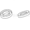 Base de Indutor com Base de Anel de Ferrite 13x18mm BASE-044