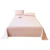 Sábana de Algodón 100% Puro Pieza Única, Sábana Individual para Dormitorio, Funda de Almohada, Nuevo Modelo 2026 Juego de Tres Piezas