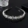 Nuevo Tocados de Novia de Amazon, Diadema de Perlas y Pedrería de Alta Gama, Sesión de Fotos, Accesorios Sencillos para Vestido, Diadema