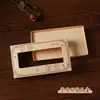 Marcador de Páginas de Metal Floral Dorado Estilo Chino Clásico Caja de Regalo Personalizada Estudiante Gama Alta Exquisito Souvenir Artístico Grabado