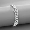 Collar de cadena cubana con sensación de viento frío minimalista, diseño de nicho más vendido en Europa y Estados Unidos, lleno de diamantes que gotean aceite y una gran sensación.