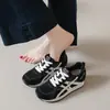 Zapatos Nuevos Estilo Coreano para Papá para Mujer Verano 2025 Zapatos Deportivos Casuales para Estudiantes Suela Gruesa Aumentadores de Altura Jcf230