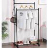 Nuevo sencillo y doble poste con tendedero de ramas móvil de piso muebles sencillos dormitorio zapatero/sombrerero sencillo comercio exterior