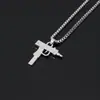 Directo de fábrica joyería europea y americana deseo nuevo Amazon AliExpress popular collar de pistola cadena para clavícula cadena para suéter