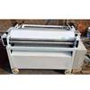 Máquina de enrolar chapa metálica semiautomática máquina de enrolar barril de isolamento equipamento de conformação de revestimento interno de aquecedor de água