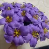 Tulipa de Toque Aberto Cola Macia PU Buquê de Flores Artificiais para Desktop Série Fantasia Francesa Brownie
