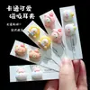 Versão Coreana de Brincos Falsos Fofos e Doces para Crianças Meninas Clip de Orelha Magnético Desenho Animado Pato Urso Coelho Gato Joias para Meninas