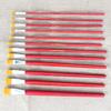 Pincel de nailon de mango rojo individual, juego de pinceles para gouache, pincel para pintura acrílica y acuarela, pincel para difuminar labiales al por mayor