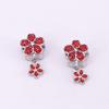 Pulseira Pingente Magnólia Cravejada de Diamantes Liga Metálica Contas com Furo Grande Produtos AliExpress Acessórios de Pulseira de Liga Outlet de Fábrica