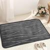 Fábrica en stock Felpudo sencillo transfronterizo Felpudo absorbente para baño Felpudo antideslizante Felpudo para el primer hogar
