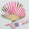Leque Kimono Requintado Leque de Quilha de Cetim Leque de Concha Leque de Kimono Estilo Japonês
