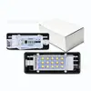 Modificación de Coche Luz LED de Matrícula Trasera de Alto Brillo Luminiscente Adecuada para Dacia Duster Luz de Matrícula de Coche