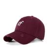 Novo Boné de Baseball Lavado com Letra Bordada Masculino e Feminino Vintage Coreia do Sul Chapéu Buraco Casual Face Pato Boné de Aba