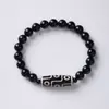 Pulsera de cuentas largas de barril Dzi de Nueve Ojos Verdes para Mujer, Estilo de Alta Gama, Cuentas de Oración Budistas, Artículo Popular para Venta al por Mayor