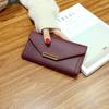 Billetera 2024 Nueva Estilo Coreano para Mujer Moda Distintiva Larga Pequeña Fresca Multifunción Hebilla Estilo Japonés y Coreano Retro Delgada Billetera para Monedas