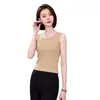 Chal de Color Sólido con Cuello en V de Alta Elasticidad para Mujer, Ropa Profesional de Verano 2026, Capa Interior para Cubrir los Costados del Pecho, Top Ajustado