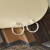Argolas Lisas TexturizadasArgolas de Metal Lisas Texturizadas com Design Único de Espiral Integrada Presilhas de Orelha