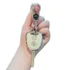 Estojo para Chave de Carro Adequado para Toyota Veloz/Avanza Capa para Chave de Carro Borda Prateada Concha Protetora Venda por Atacado em Estoque