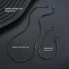 Temu nuevas explosiones creativo simple temperamento traje de joyería de acero inoxidable para hombre fabricantes mayoreo