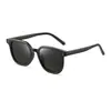 Gafas de sol cuadradas, sencillas y gruesas, de montura marrón y amarilla, semitransparentes, para hombre y mujer, modernas y vintage, para miopía, 2023