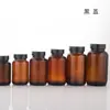 Frasco Cápsula Marrom, Pó à Prova de Luz, Frasco de Cordyceps, Frasco de Comprimido Marrom, Frasco de Venda Direta do Fabricante de Vidro