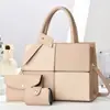 Bolso Transfronterizo para Mujer Moda Empalme Tendencia Bolso Cruzado para Suegra Gran Capacidad Coreano Retro Nicho Bolso de Hombro