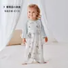 Heert Pijama de Verão Fino para Bebê, Pijama de Bebê Classe A, Roupa de Casa Infantil, Saco de Dormir de Manga Longa