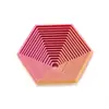 Brinquedo Hexagonal para Alívio de Estresse Impresso em 3D Transfronteiriço Jogo de Empilhar Torre de Cenoura Brinquedo Educacional Criativo Infantil Atacado