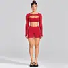 Dfyne Roupa de Yoga Manga Longa Transfronteiriça Tops Esportivos de Secagem Rápida Roupa Fitness Roupa Esportiva para Treinamento de Corrida Terno Feminino