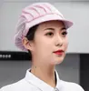 Gorro de cocina para servicio de alimentos, resistente al aceite y al polvo, adecuado para talleres de fábricas de alimentos, gorra de trabajo de malla unisex, gorro protector de alimentos para hombre