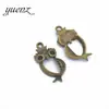 YuenZ accesorios para joyería diy búho retro aleación colgante comercio exterior popular D121
