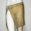 Ropa de Mujer Europea y Americana Amazon Explosiones Nueva Falda de Diamantes de Imitación Completa Falda Sexy de Diamantes de Imitación para Club Nocturno de Spice Girls