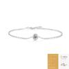 Pulsera Burbuja de Moissanita, Joyería de Nicho con un Toque de Lujo, Pulsera Versátil de Lujo en Plata 925