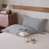 Toalla de almohada de algodón puro bordada con dibujos, absorbente de sudor, 100% algodón, clase A 2026, Toalla de gasa de algodón lavable a máquina, con tacto de alta gama, Venta al por mayor