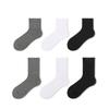 Calcetines de Algodón de Xinjiang Calcetines de Media Caña para Mujer ins Modernos Negros Deportivos Primavera y Verano Parejas Calcetines Blancos Color Sólido con Zapatos de Cuero para Hombre