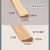 Moldura Decorativa Estilo Europeo de Madera Maciza Laca Sala de Estar Pared de Fondo de TV Marco Moldura Línea de Marco de Puerta