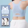 Ropa interior para el desarrollo de niñas, Chaleco deportivo anti-golpes con forma de I para estudiantes de secundaria, Sujetador cómodo y transpirable