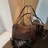 Bolso de Mano Boston Nuevo para Mujer Otoño e Invierno Nicho Moda Bajo el Brazo Bolso de Hombro Bolso Almohada para Viajero