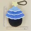 Acessórios de Árvore de Natal Tricotados à Mão Decorações de Presente Pingentes de Presente de Natal Feitos à Mão Acessórios Tricotados