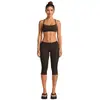 Conjunto de ropa de yoga transfronterizo con sujetador deportivo de cuello halter con sensación de segunda piel y conjunto de pantalones de fitness de secado rápido de cintura baja para correr y ciclismo al aire libre