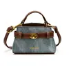 Bolsa Infantil 2026 Nuevo Modelo Bolso Cruzado Vintage de Gama Alta Elegante Cierre Bolso de Mano Mini Bolso Kelly para Niñas