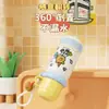 Serie Tuneegoods Termo de Dibujos Animados para Niños Taza de Té Independiente Portátil Diseño Serigrafiado Doble Taza para Beber