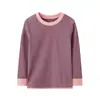 Conjunto de Roupa Íntima Térmica Infantil, Camada Base Quente de Fleece para Meninas Outono Roupas e Calças, Roupa de Casa para Jovens Meninos, Pijamas Infantis