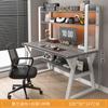Escritorio para computadora Escritorio de escritorio Escritorio para el hogar Escritorio con estantería Escritorio integrado Mesa de estudio para estudiantes Juego de mesa y silla simple para dormitorio