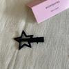 Horquilla de estrella de metal color caramelo para mujer, con flequillo frontal, horquilla dulce, pinza para el pelo roto, pinza para el pelo de pico de pato, tocado, accesorios para el cabello