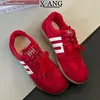 Zapatos de entrenamiento alemanes con cordones de piel de vaca zapatos de carreras para mujer 2026 zapatos nuevos de otoño zapatos deportivos casuales para mujer Zapatos Forrest Gump