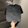 Camiseta de Manga Corta con Nuevo Diseño para Hombre Verano 2026, Top Casual de Media Manga Tie-Dye en Relieve de Lujo Ligero
