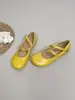 Piel de vacuno de plena flor ~ Mary Jane de tiras cruzadas estilo francés, suave y cómodo, zapatos casuales diarios para mujer, otoño 2026